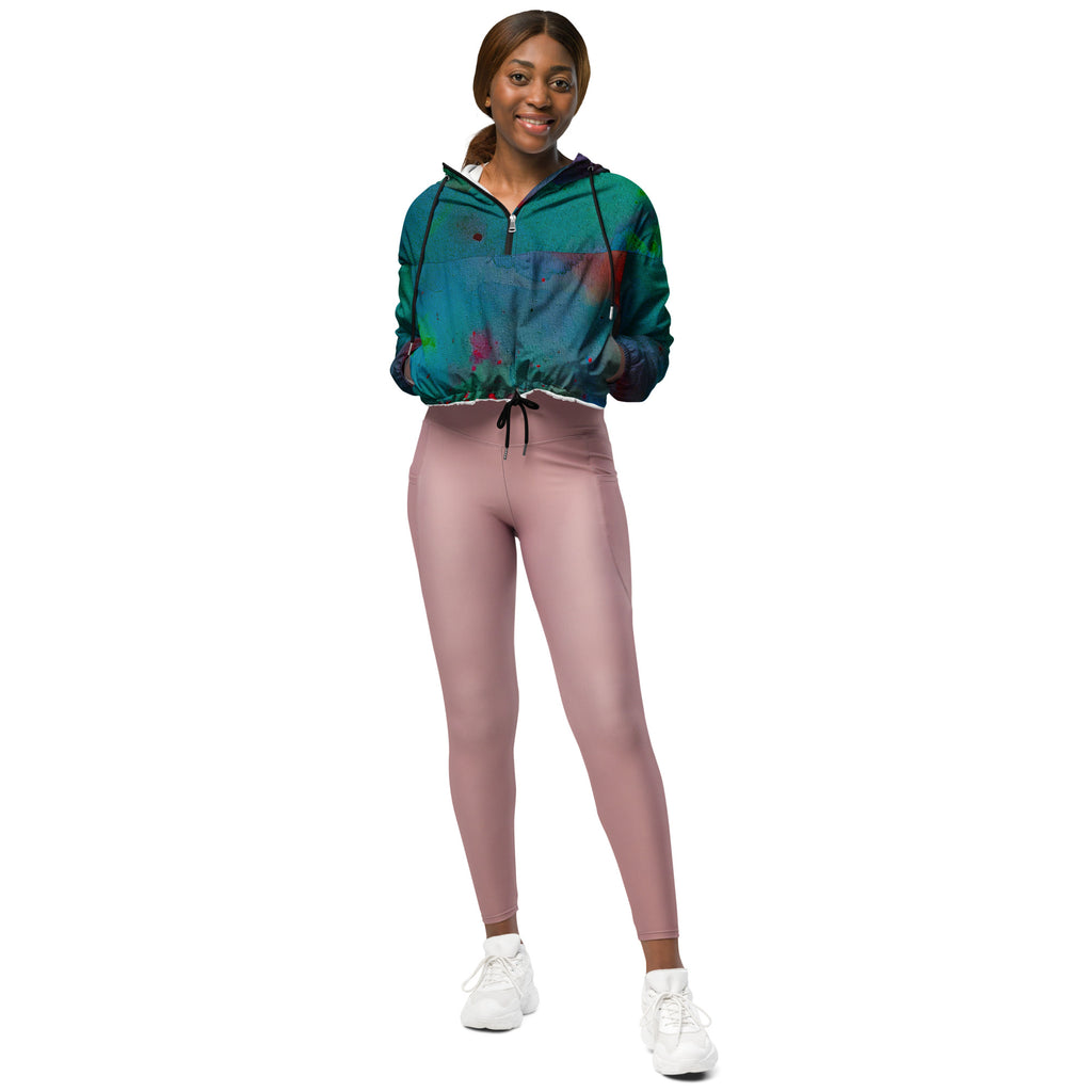 Ink cropped windbreaker