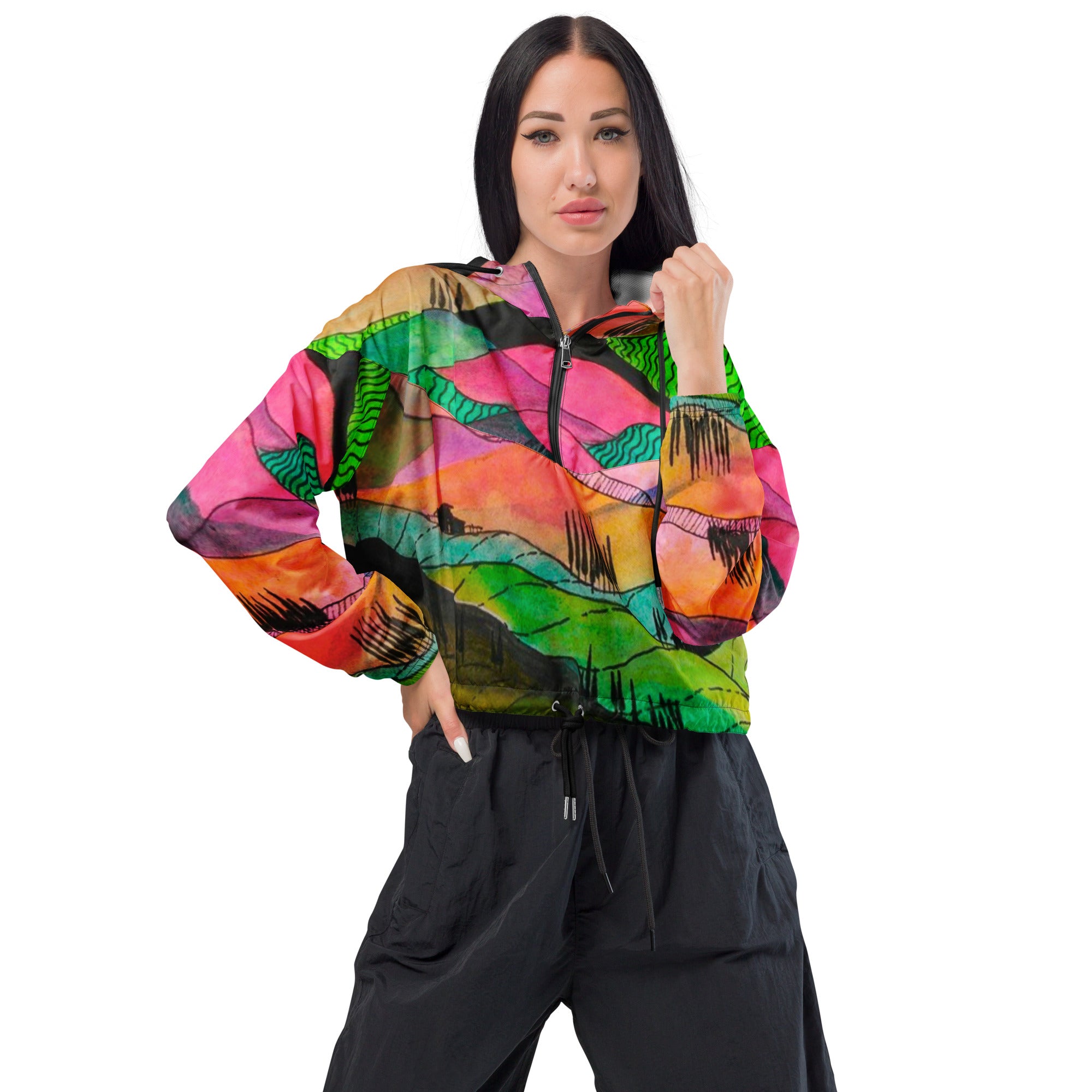 Dreams cropped windbreaker