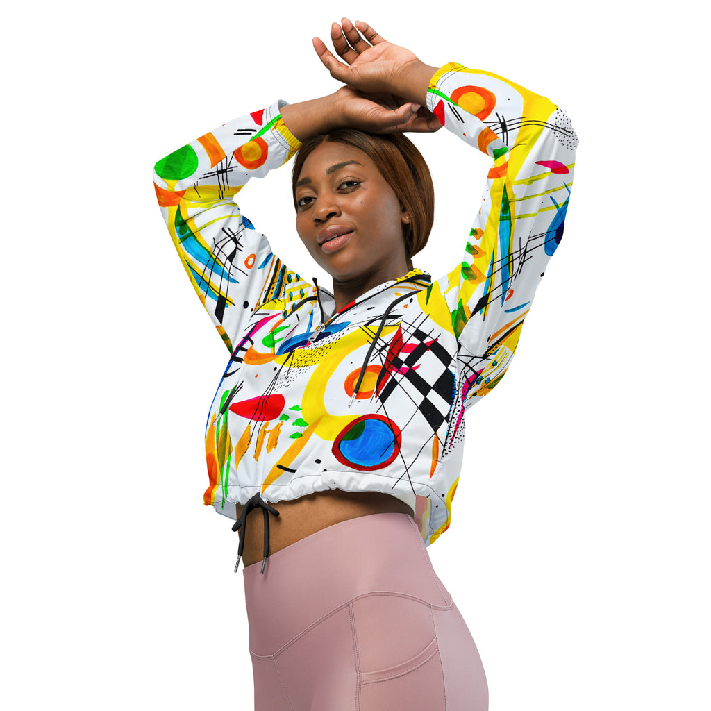 Stellar  cropped windbreaker