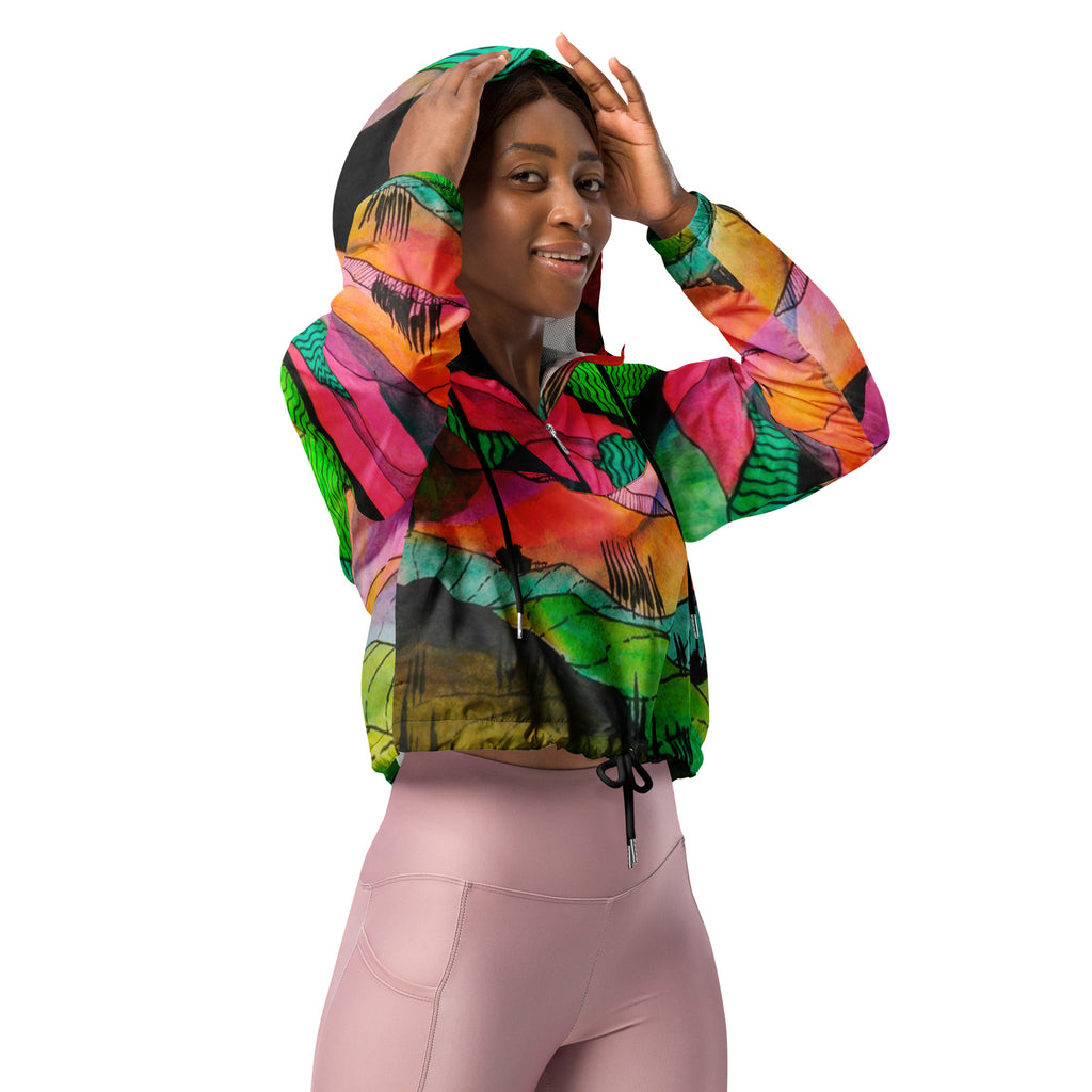 Dreams cropped windbreaker