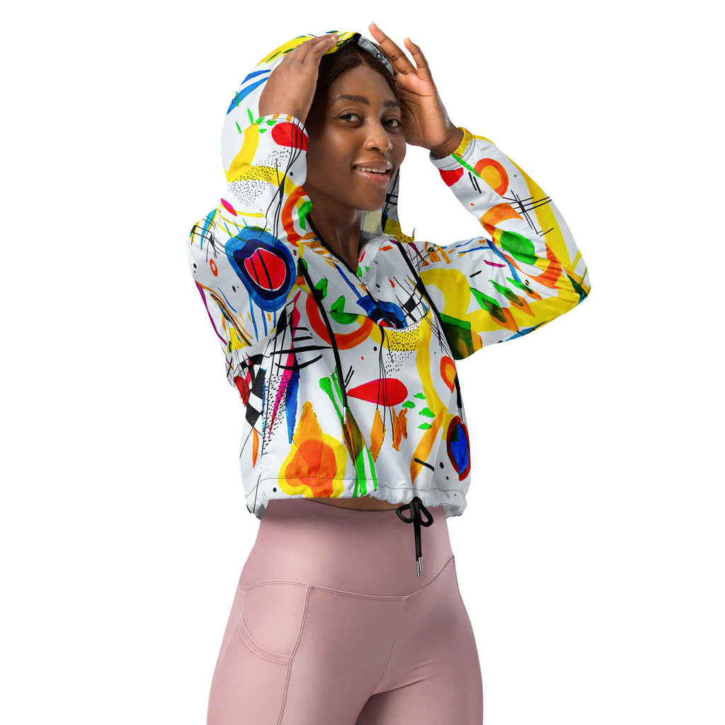 Stellar  cropped windbreaker