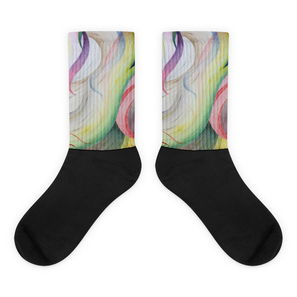 Color contact Socks