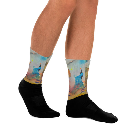Cosmic teapot Socks