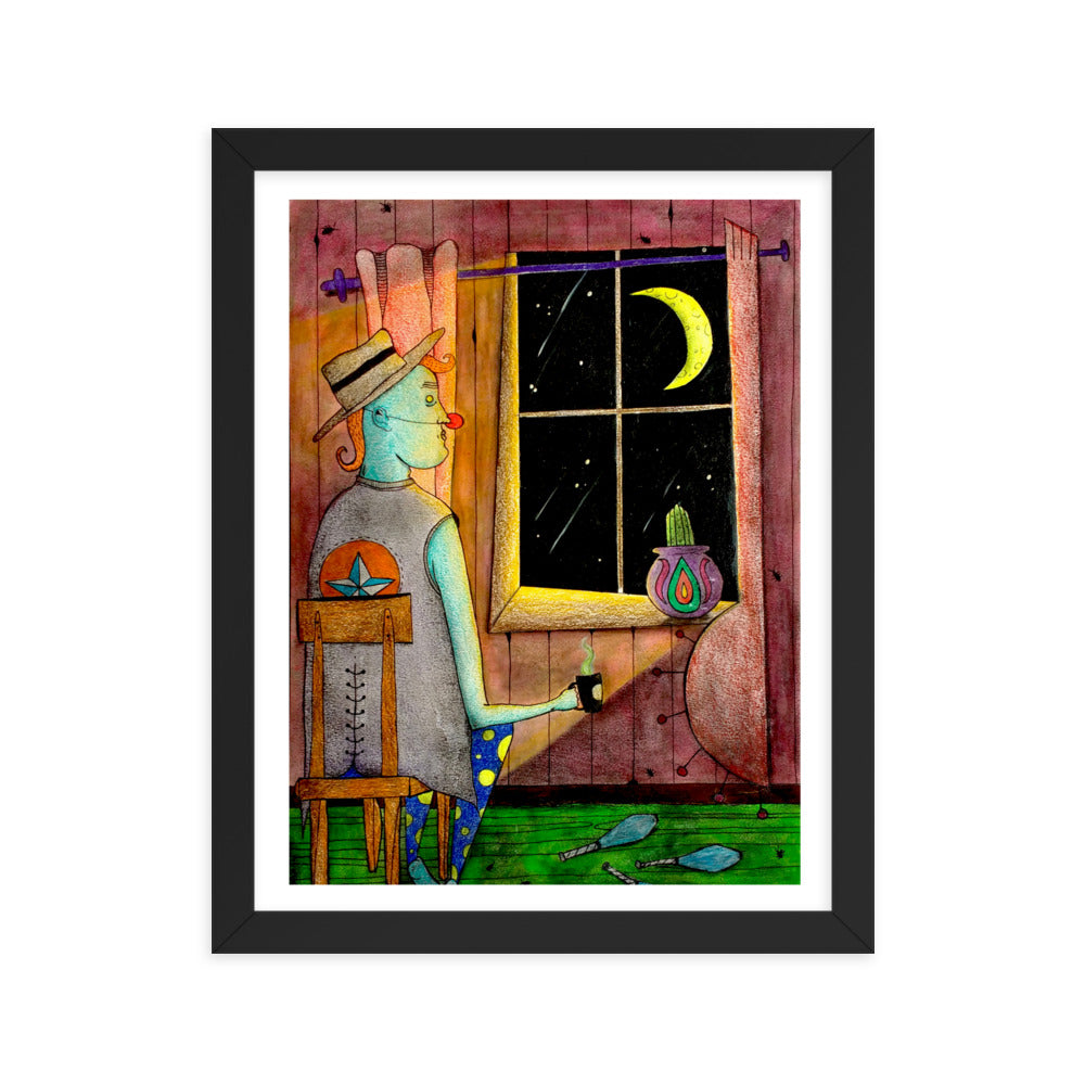 Malabar cosmo Framed poster