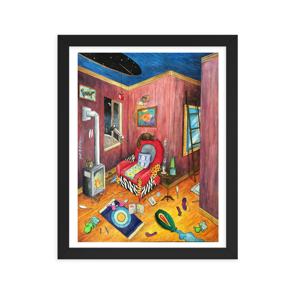 Sweet home Framed poster