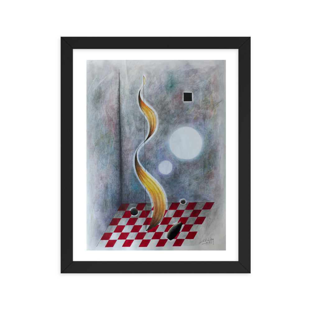 Vacío II Framed poster