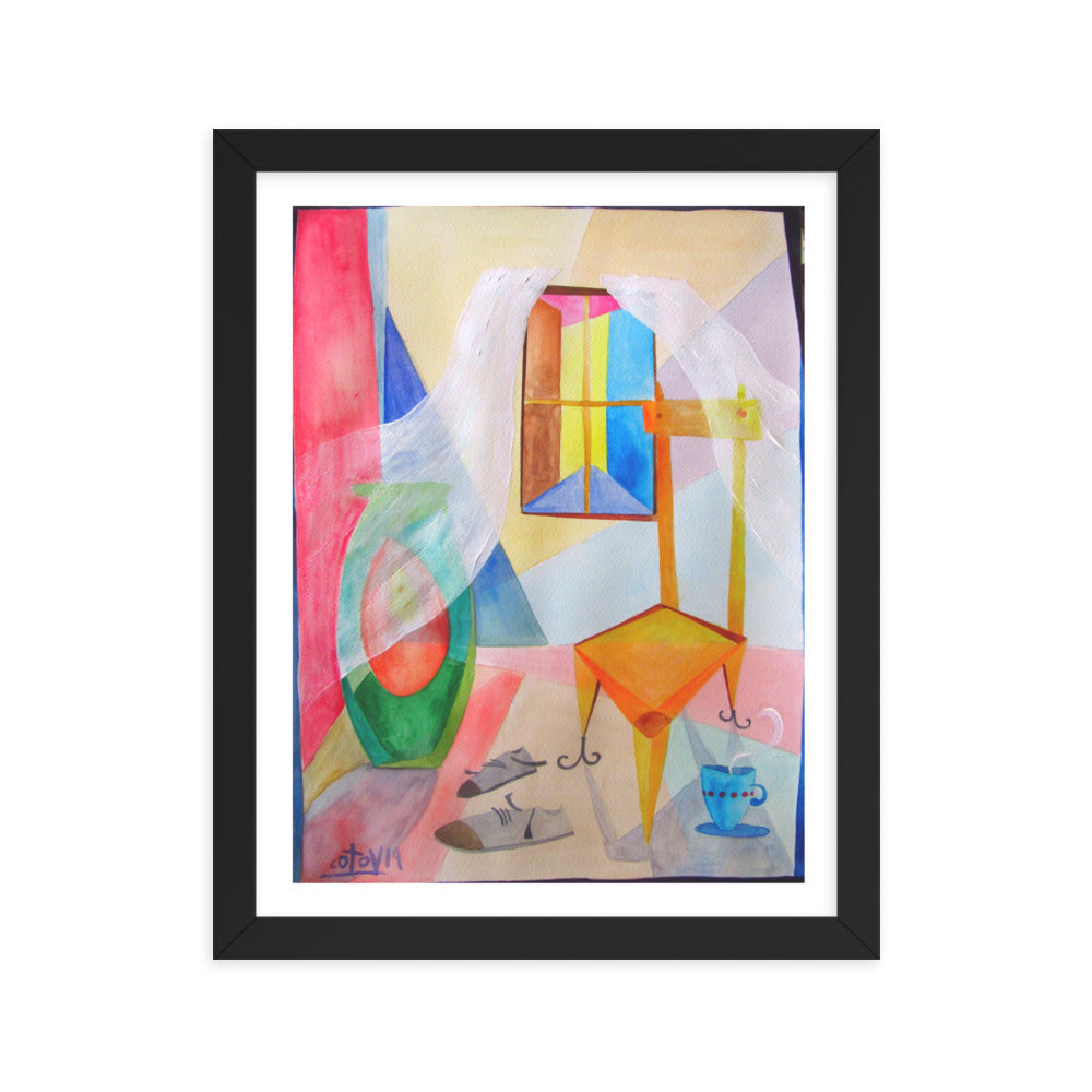 Desaparecer Framed poster