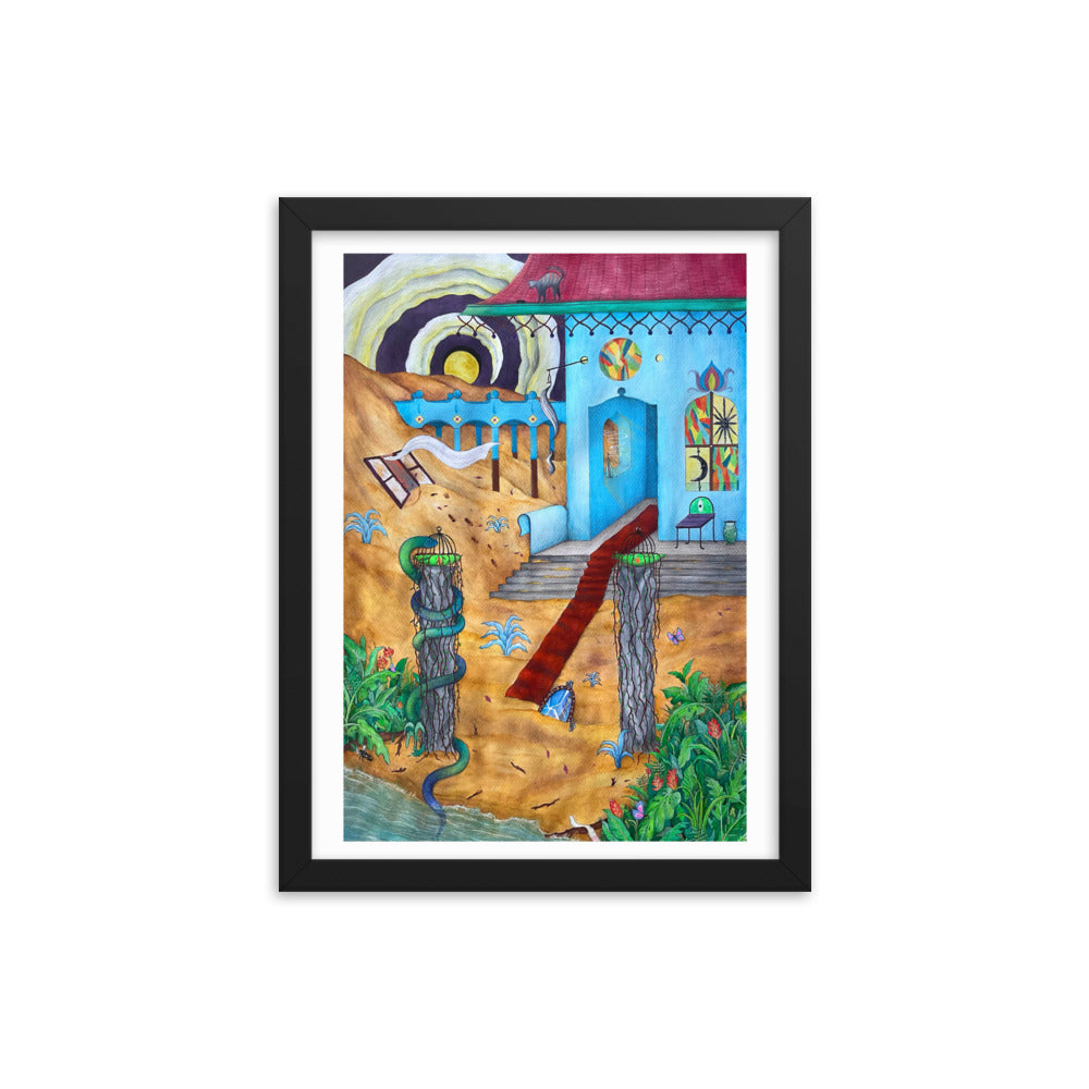 Visitantes Framed poster