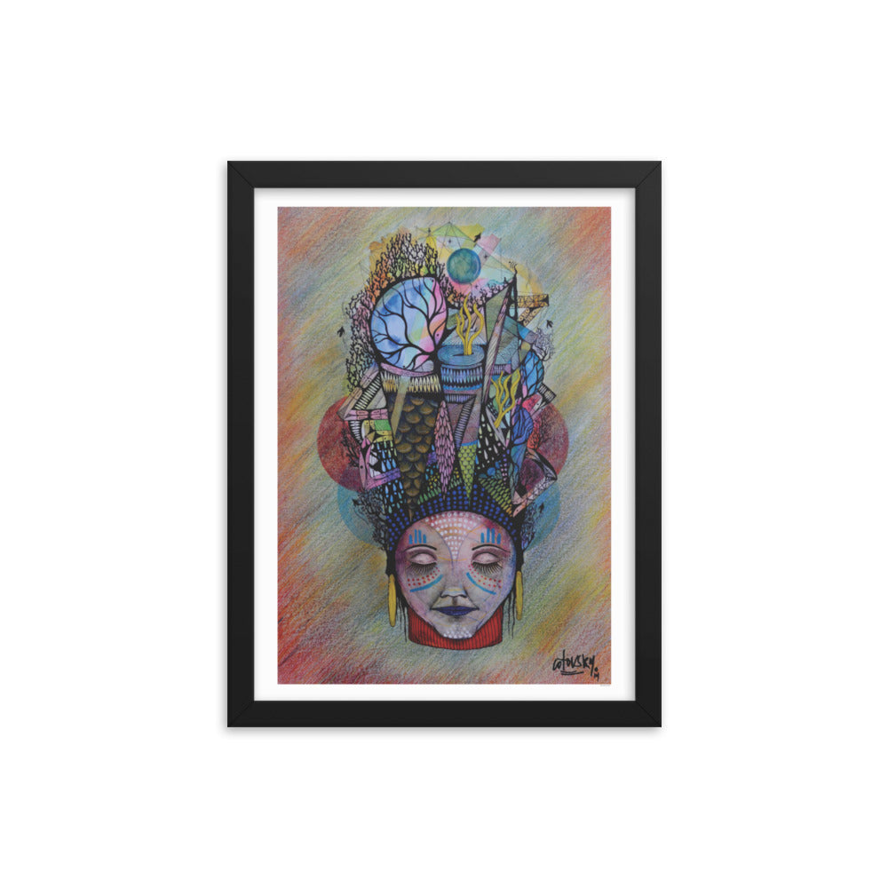 Mamba Framed poster