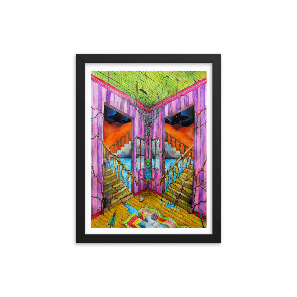 Stairs Framed poster