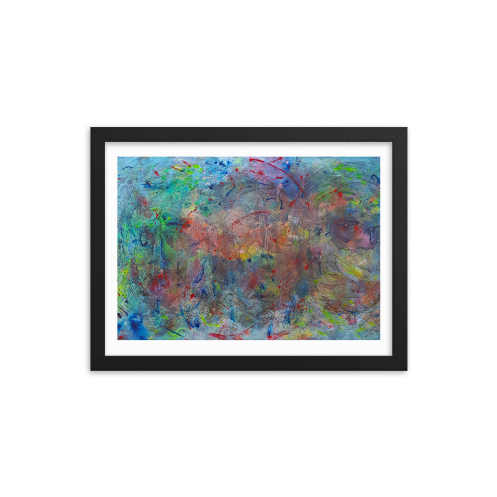 Color contact Framed poster