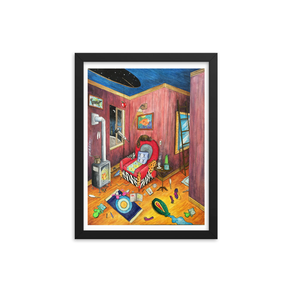 Sweet home Framed poster