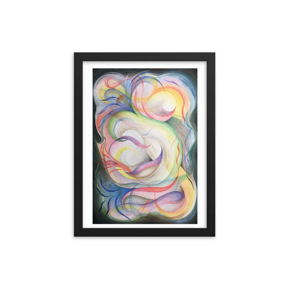 Color contact Framed poster