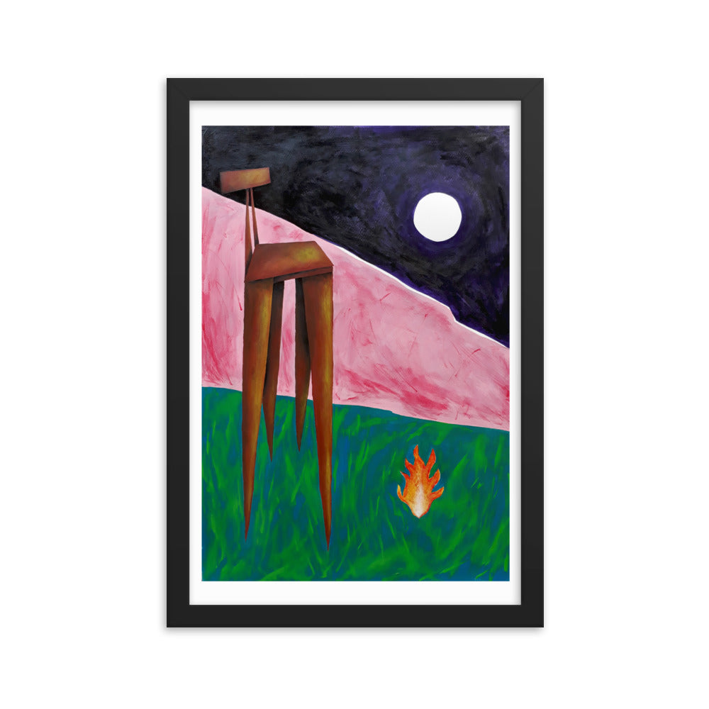 The picnic Framed poster