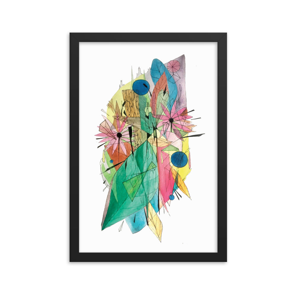 Flower Framed poster