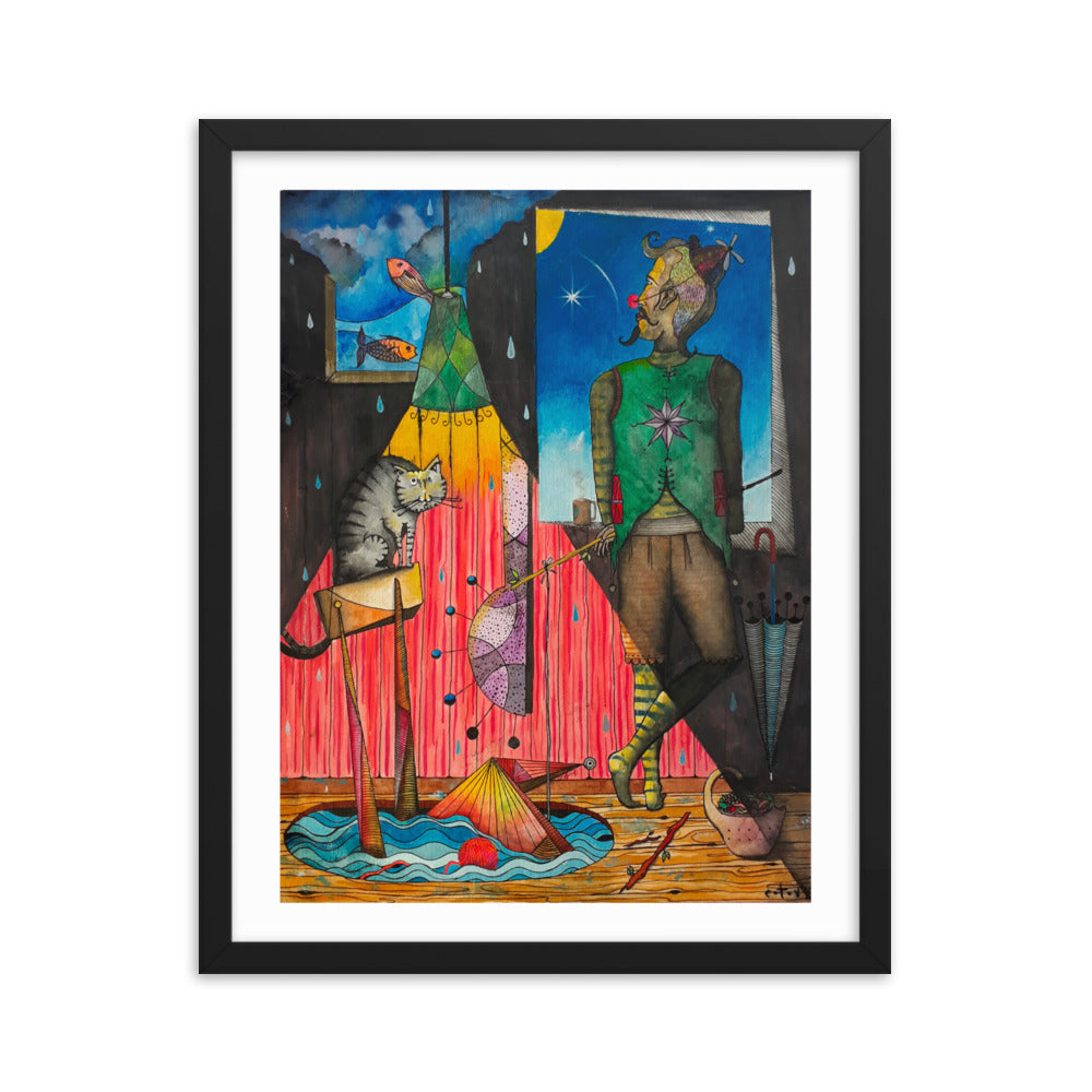 The Wait Framed poster