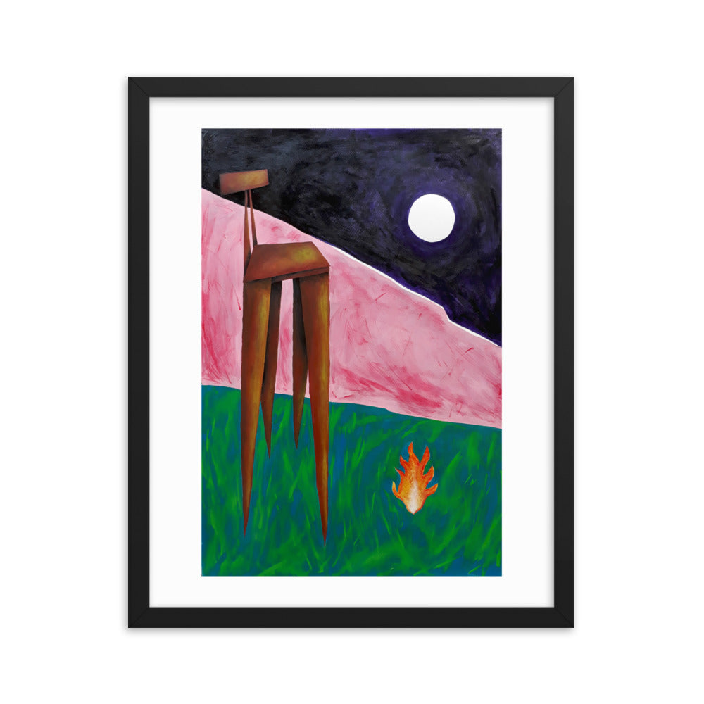 The picnic Framed poster