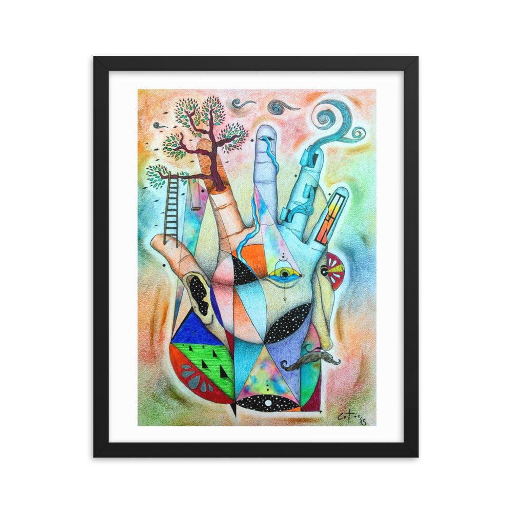 Elemental Framed poster