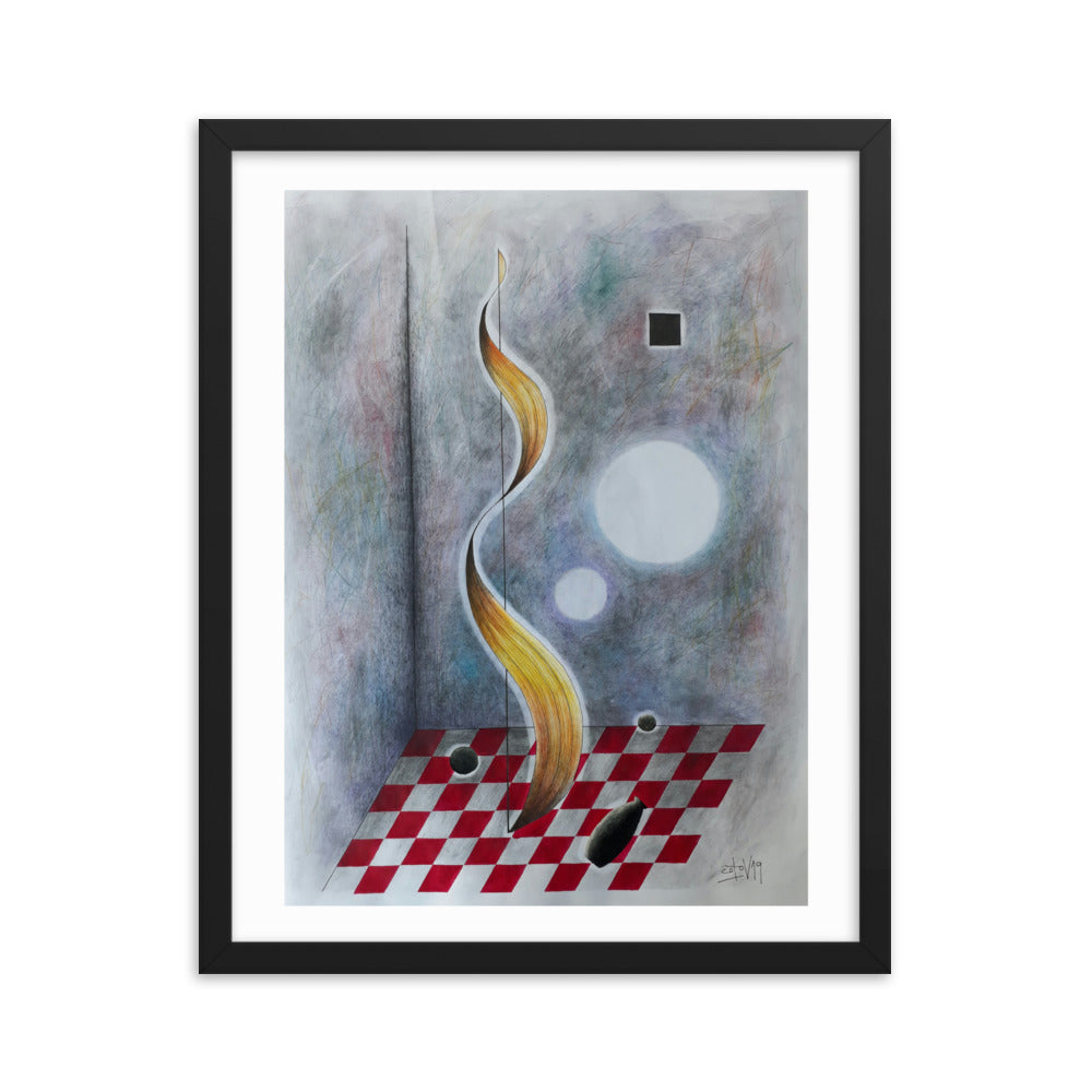 Vacío II Framed poster