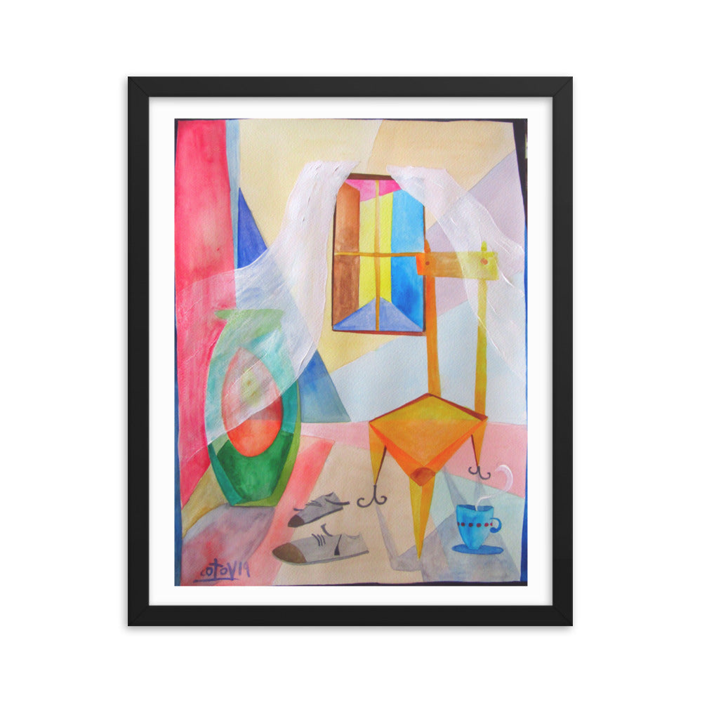 Desaparecer Framed poster