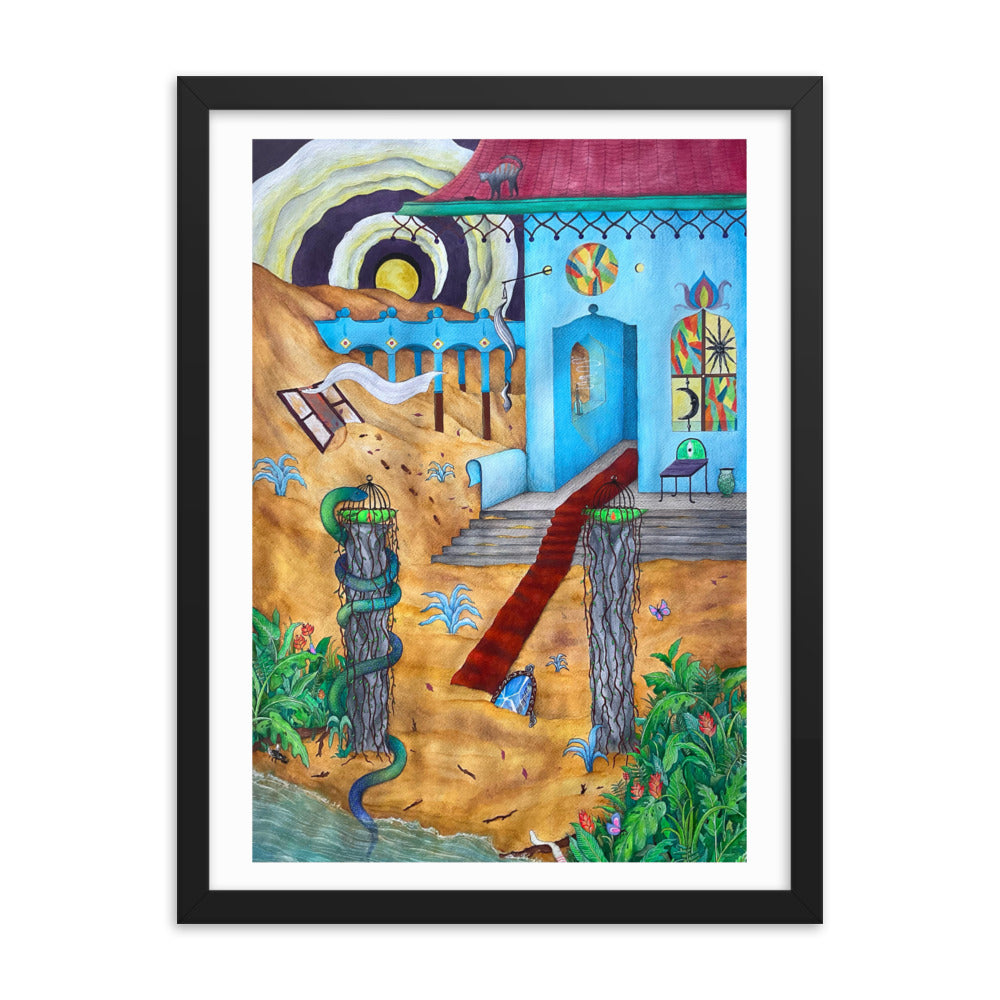 Visitantes Framed poster