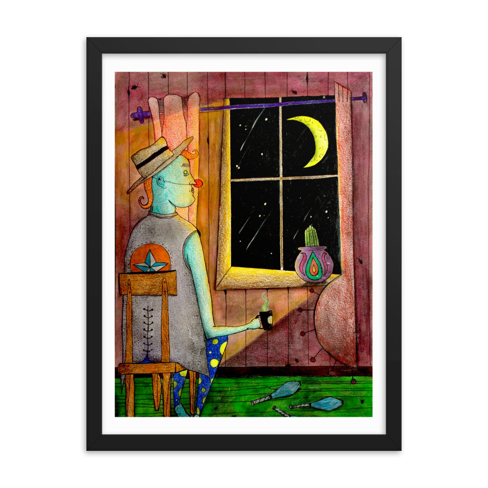 Malabar cosmo Framed poster