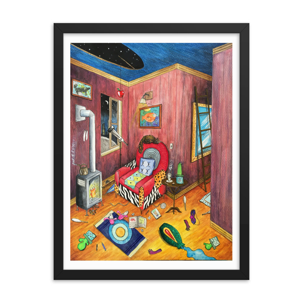 Sweet home Framed poster