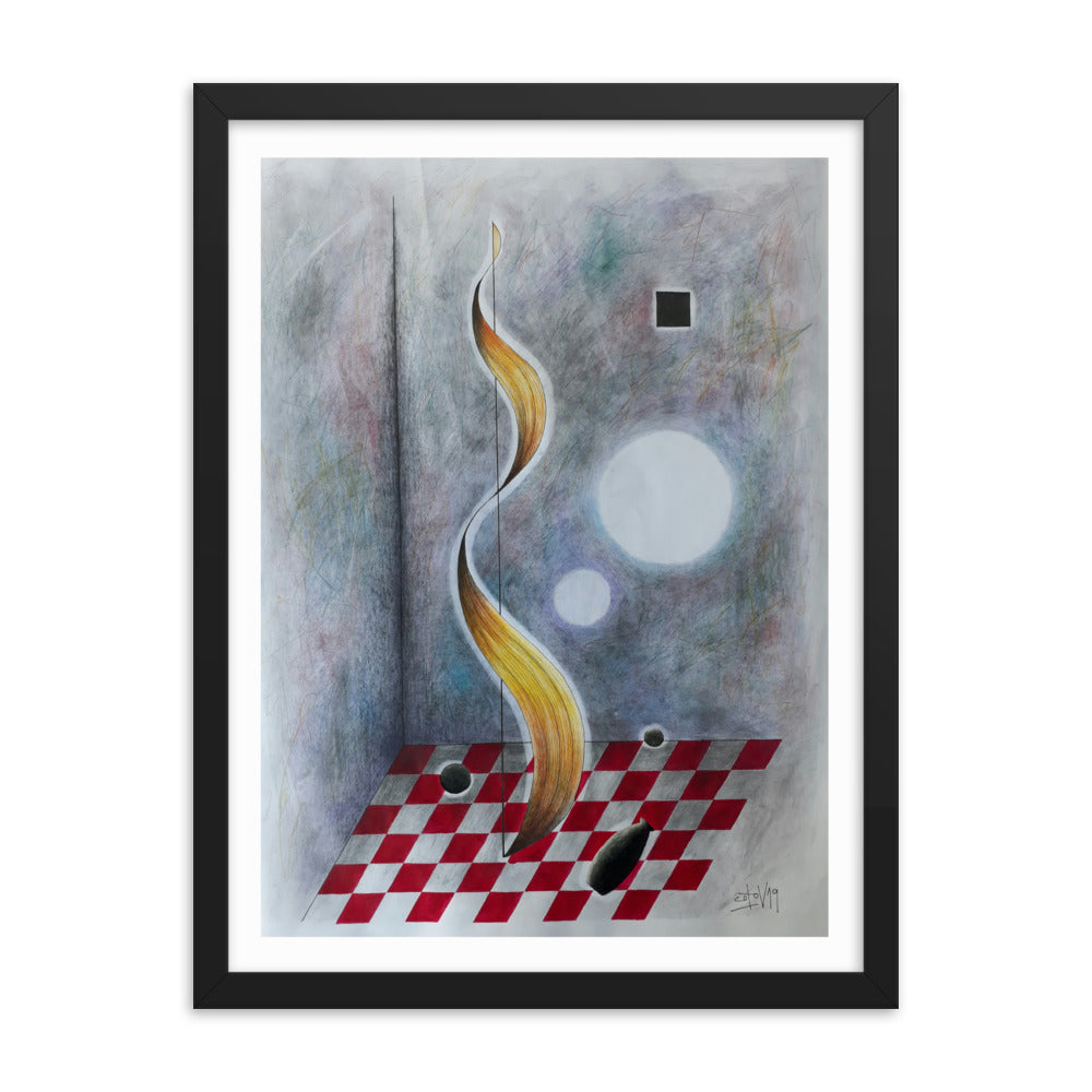 Vacío II Framed poster