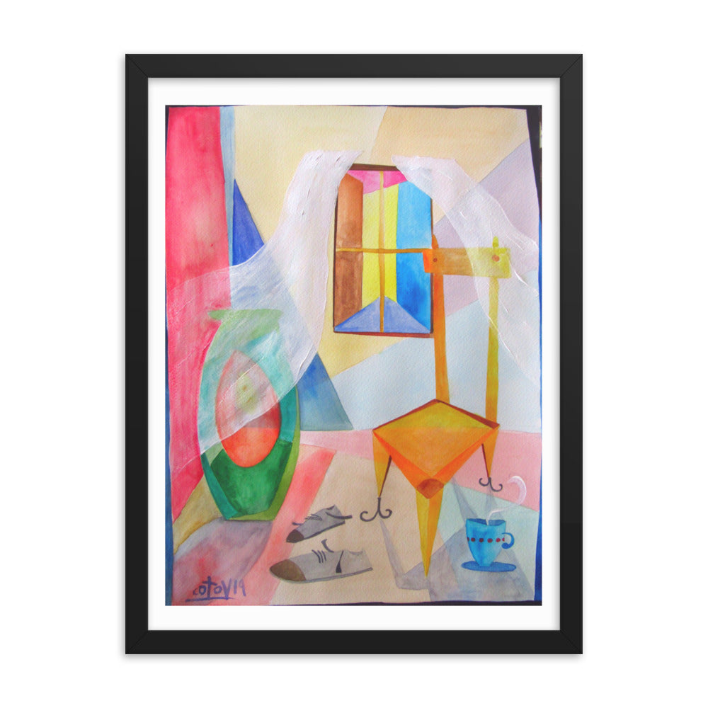 Desaparecer Framed poster