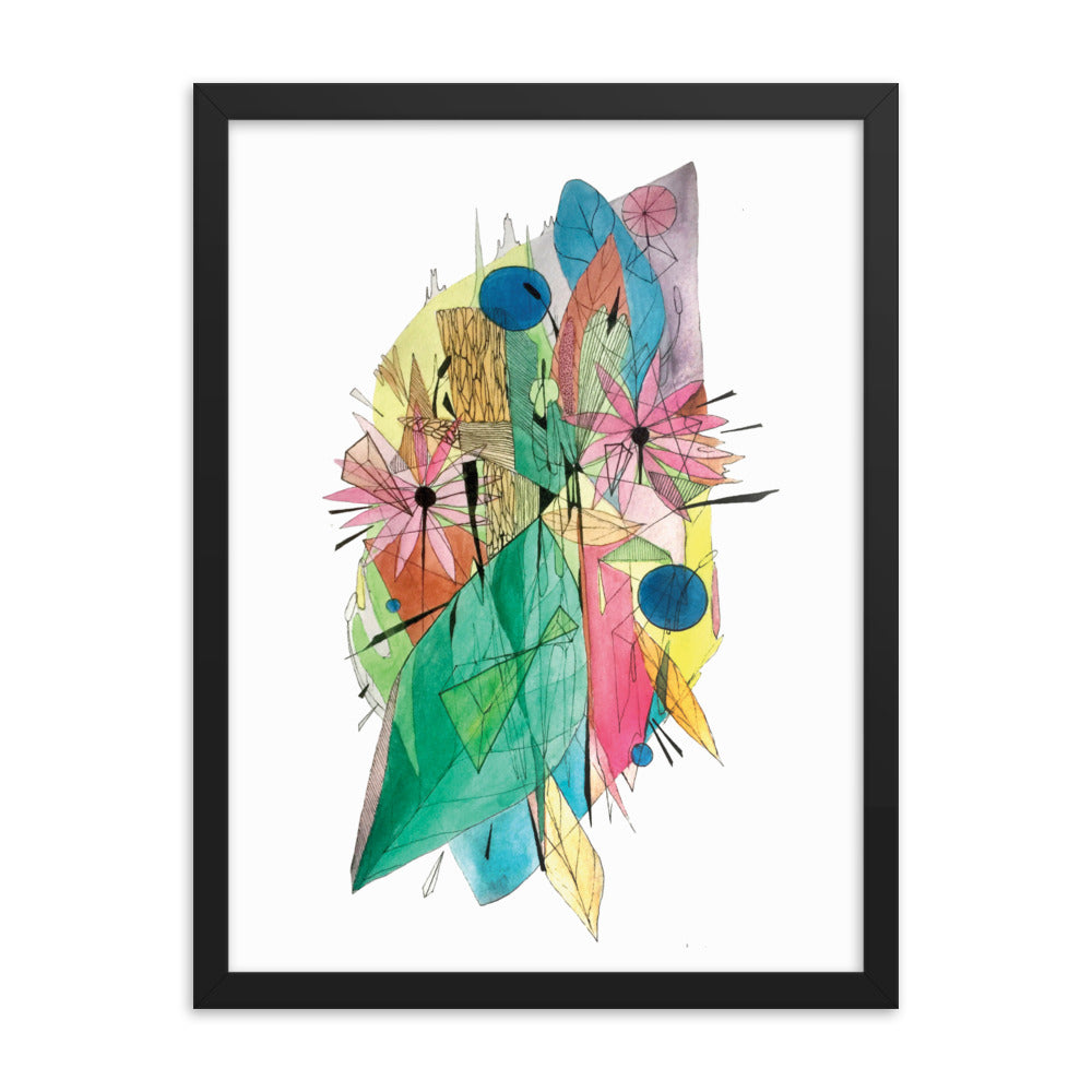 Flower Framed poster