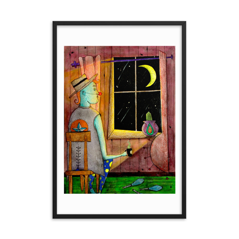 Malabar cosmo Framed poster