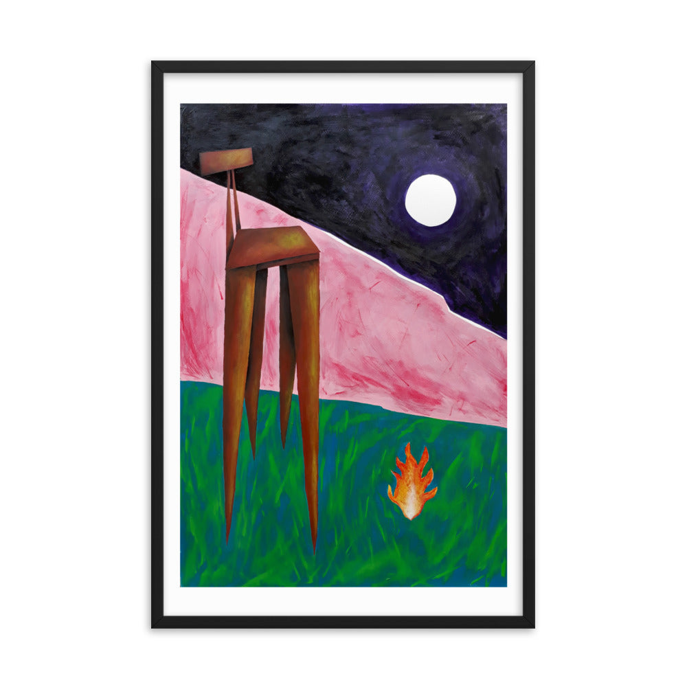 The picnic Framed poster