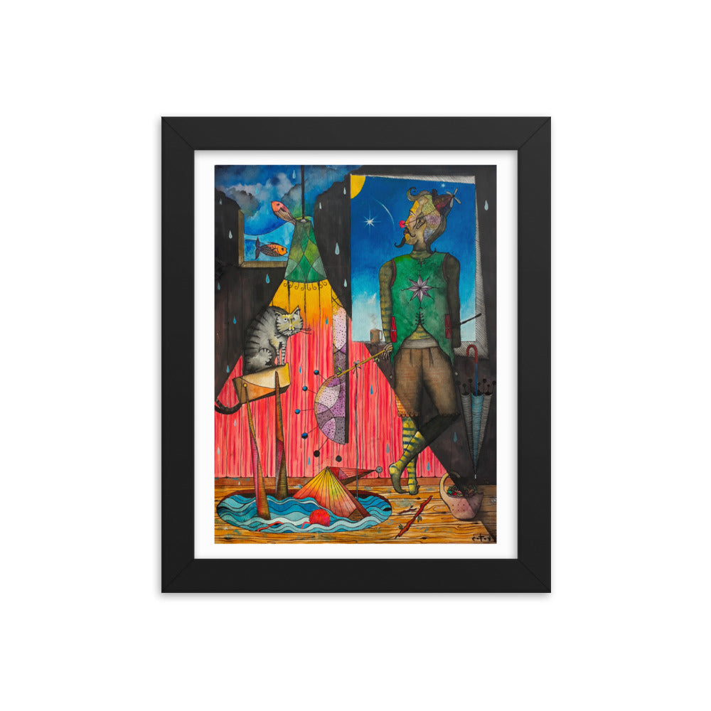 The Wait Framed poster