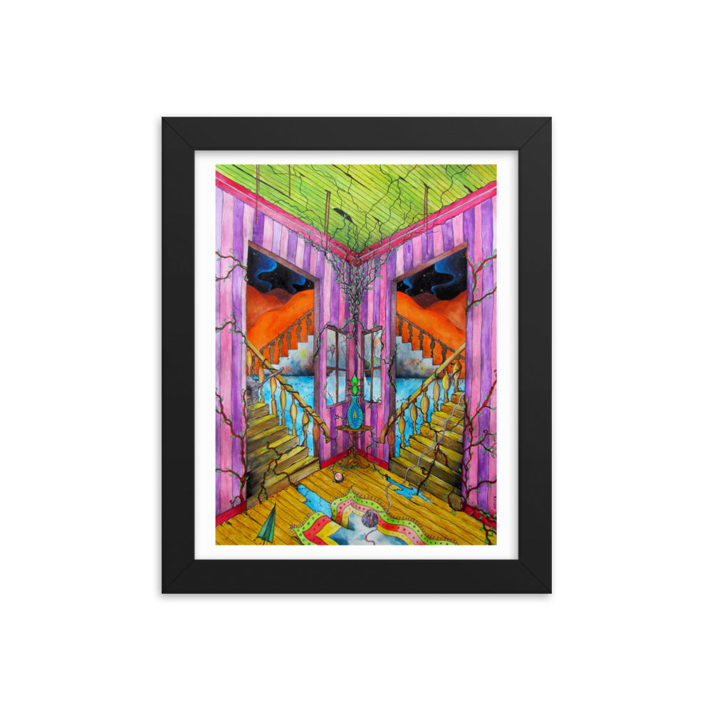 Stairs Framed poster