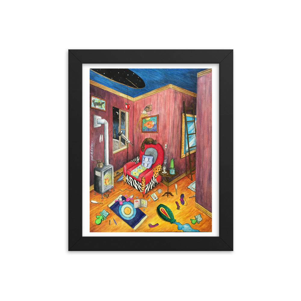 Sweet home Framed poster