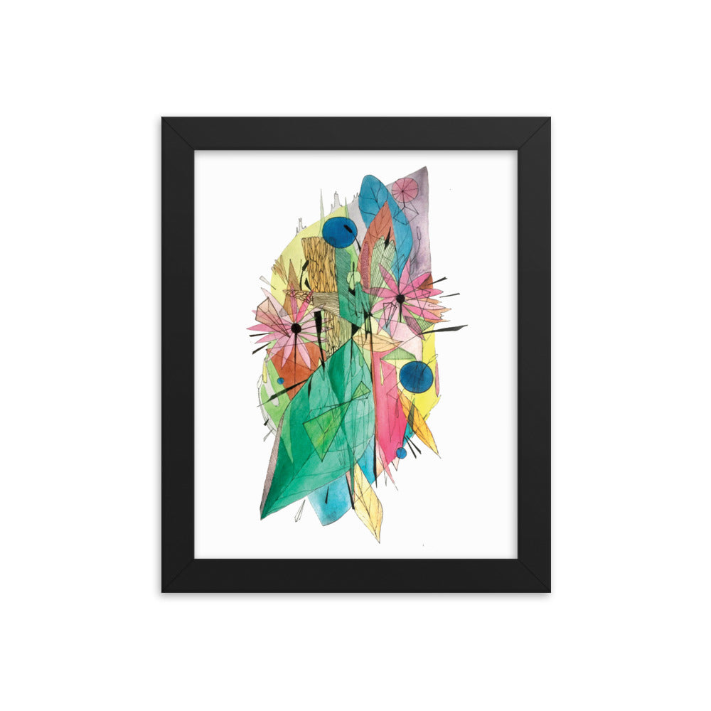 Flower Framed poster