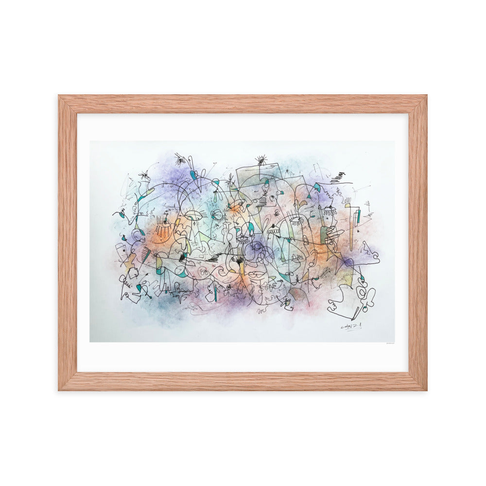 Poeme Framed poster