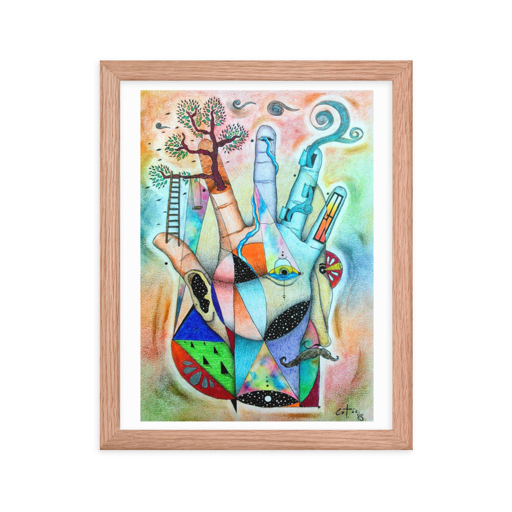 Elemental Framed poster