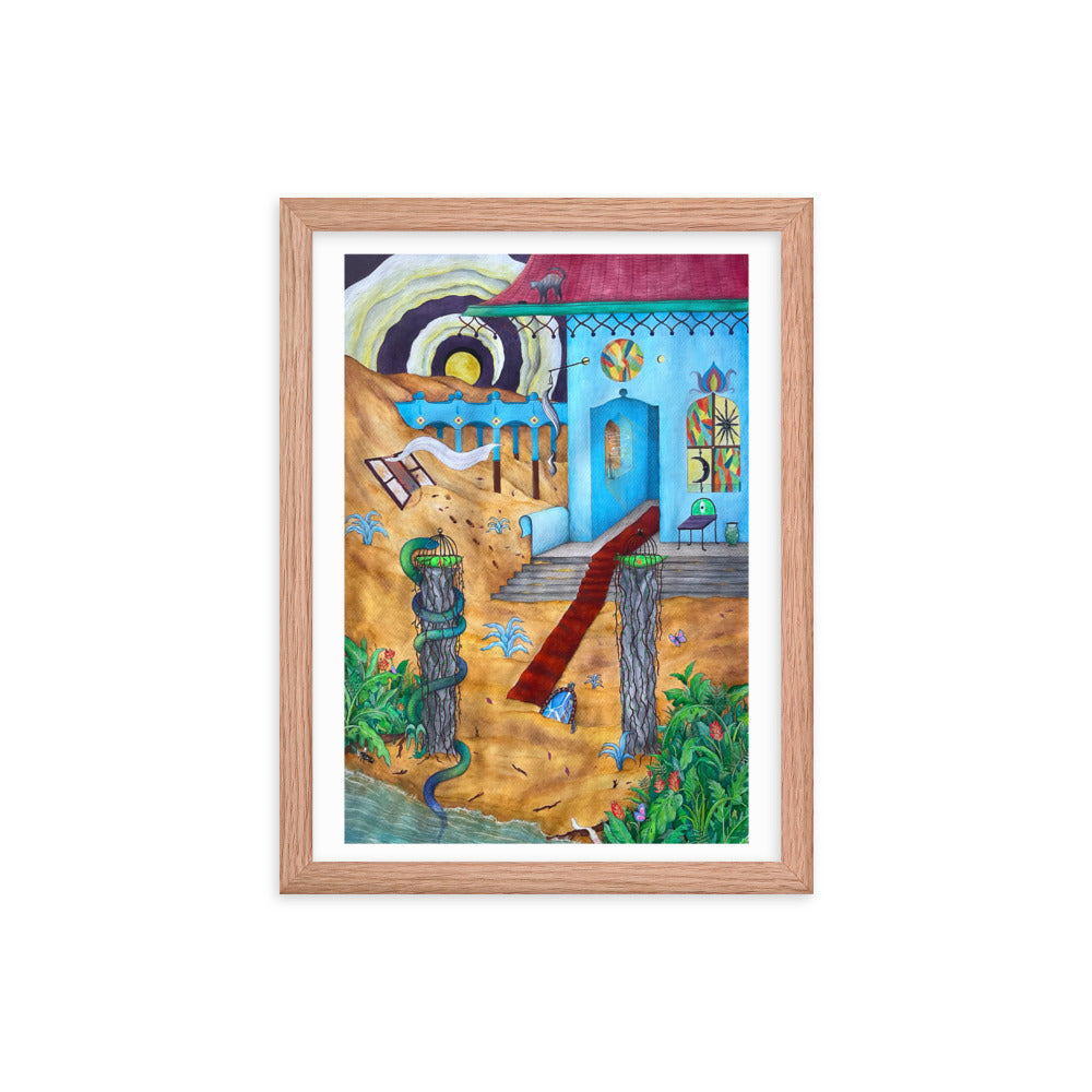 Visitantes Framed poster