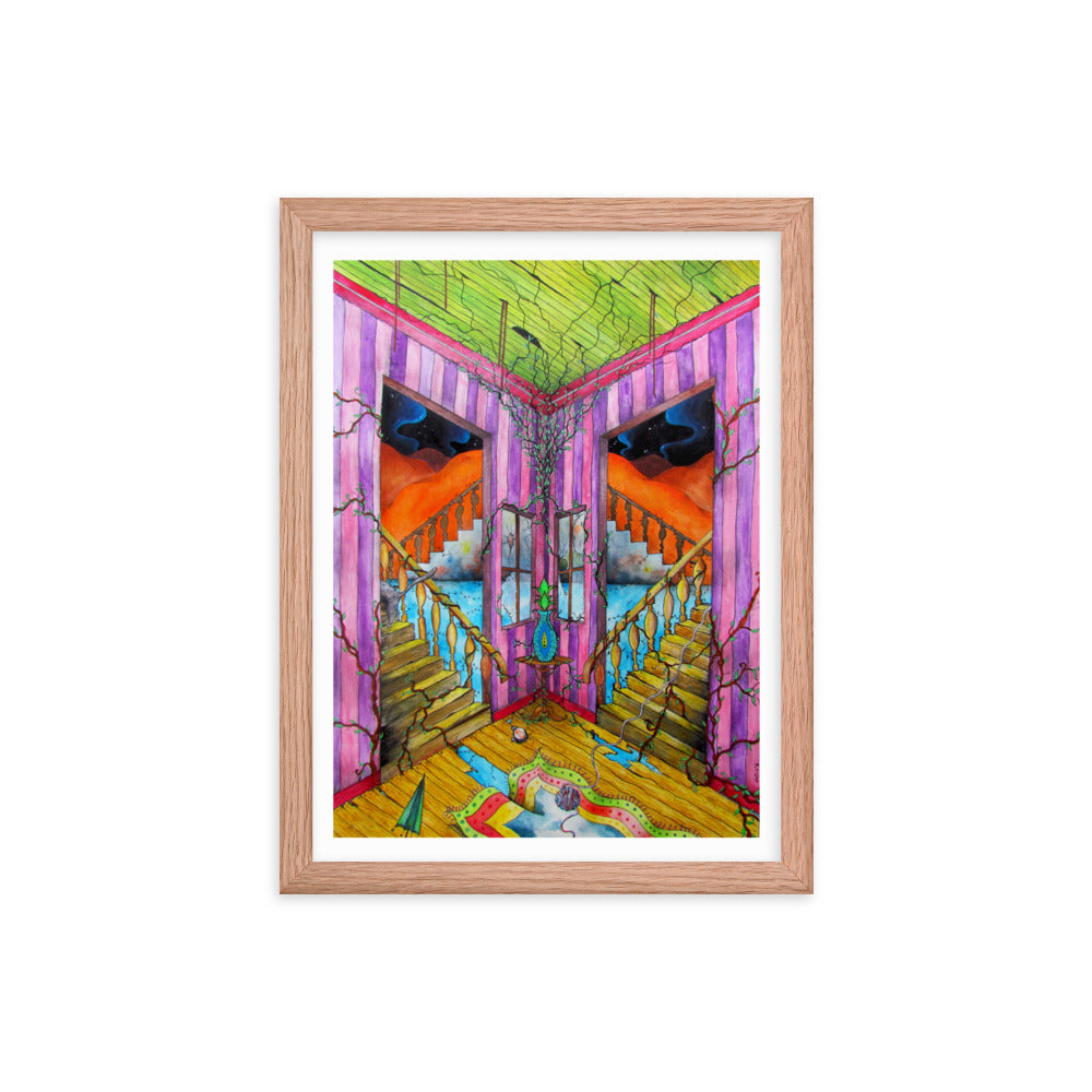 Stairs Framed poster