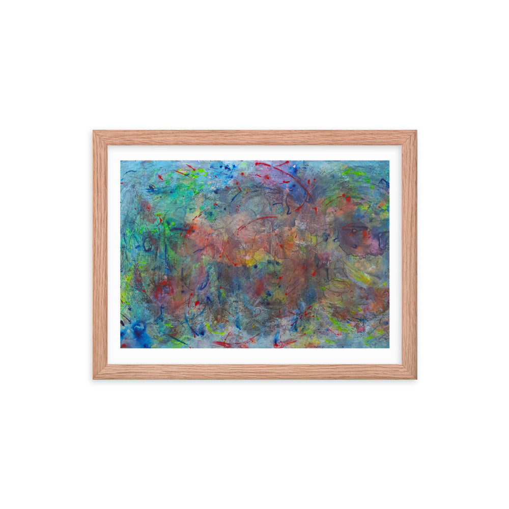 Color contact Framed poster