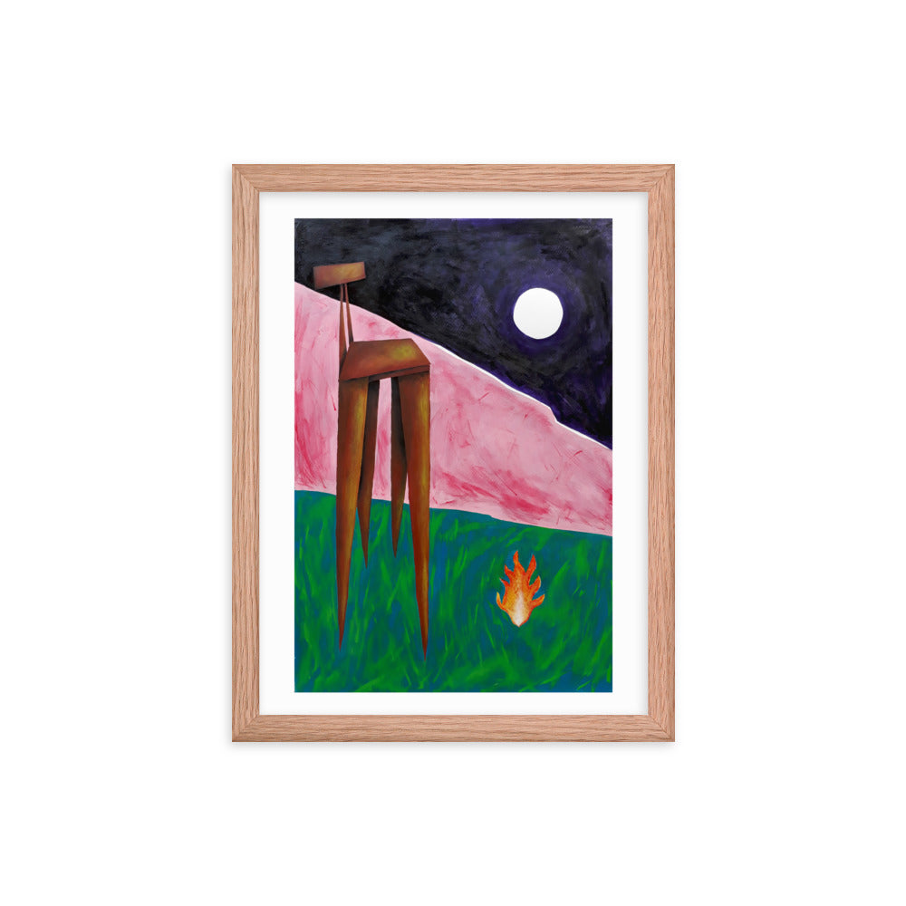 The picnic Framed poster