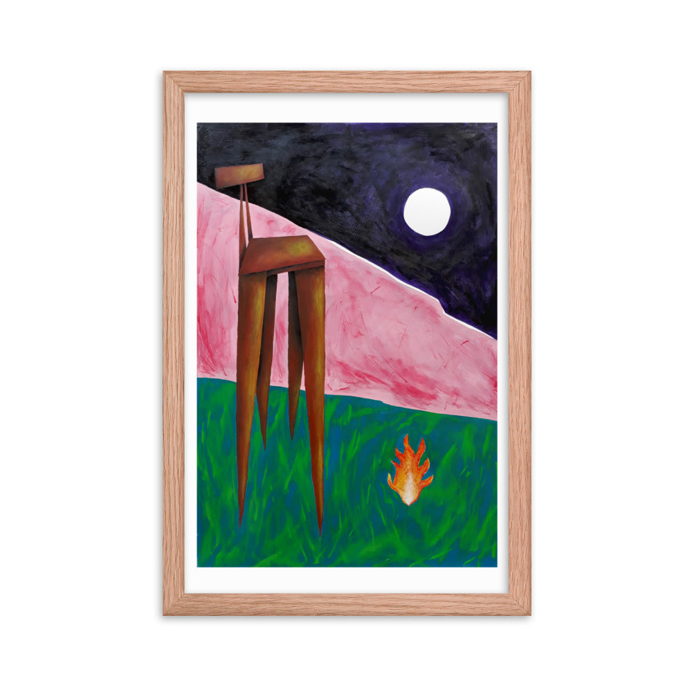 The picnic Framed poster