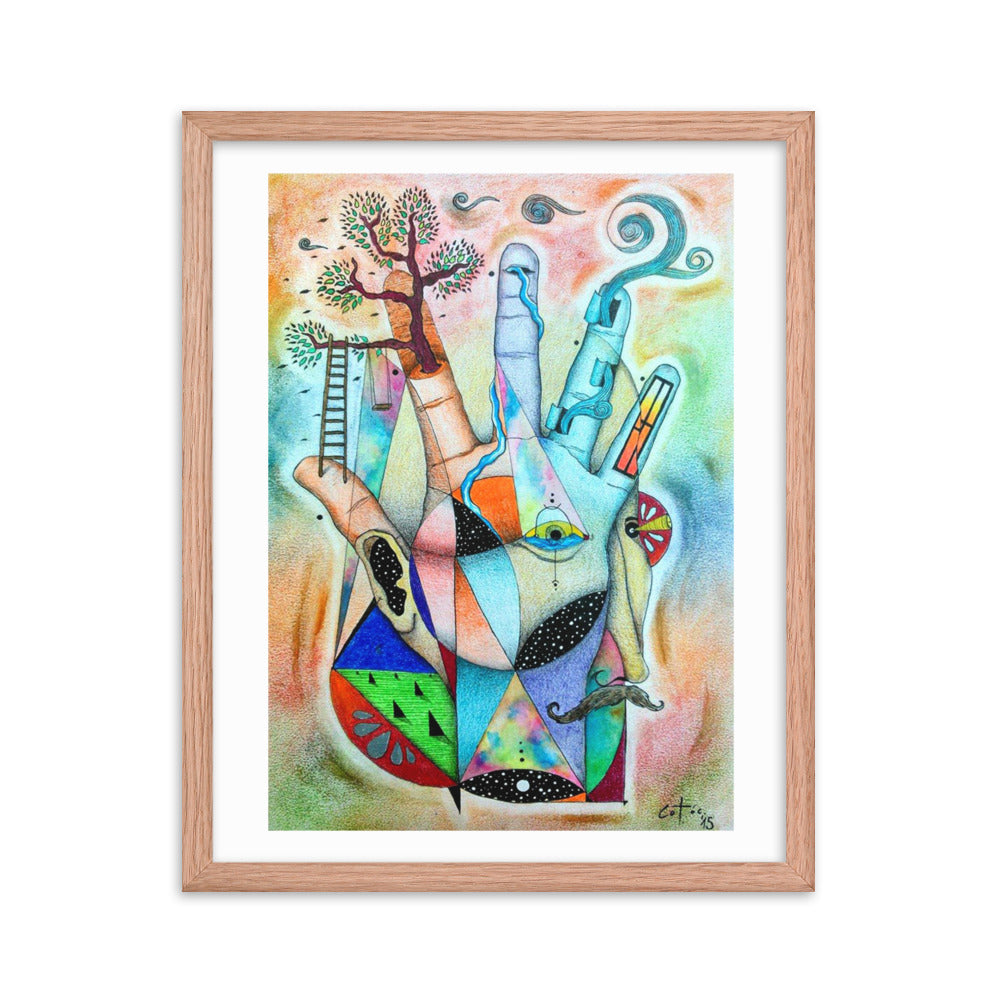 Elemental Framed poster