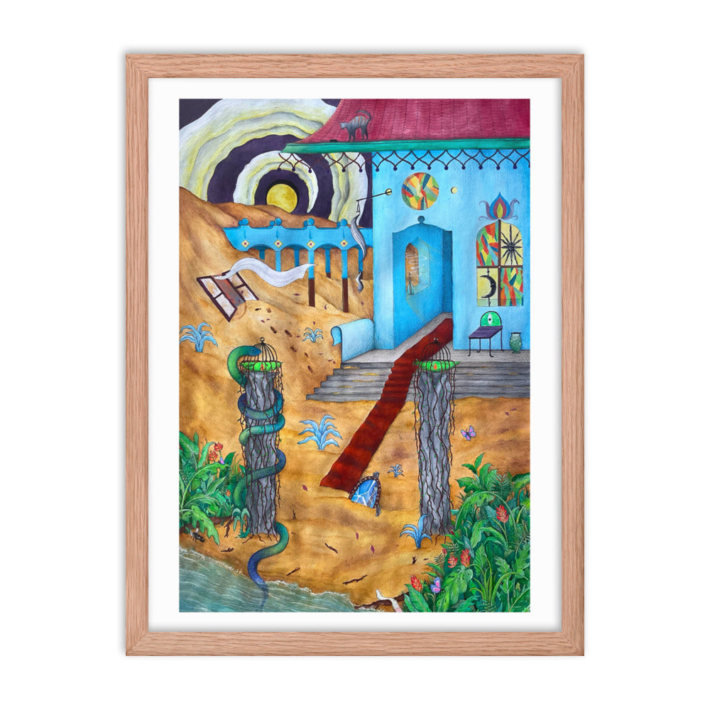 Visitantes Framed poster