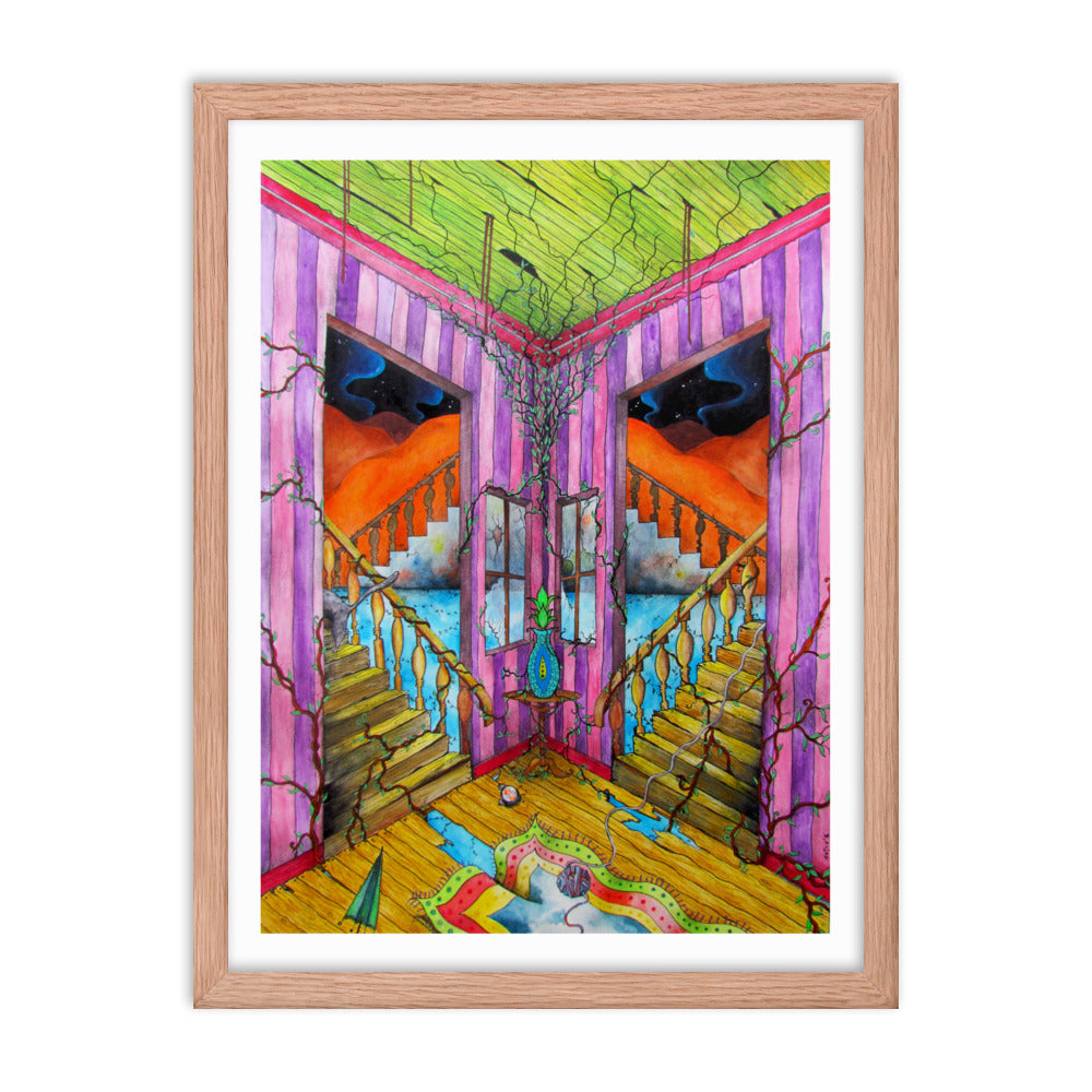 Stairs Framed poster