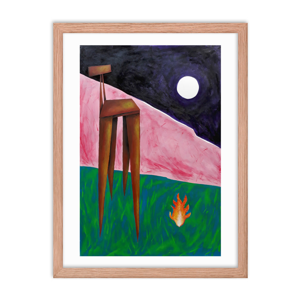 The picnic Framed poster