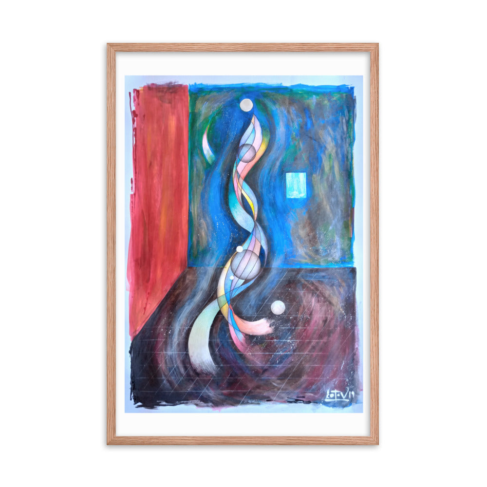 Vacío Framed poster