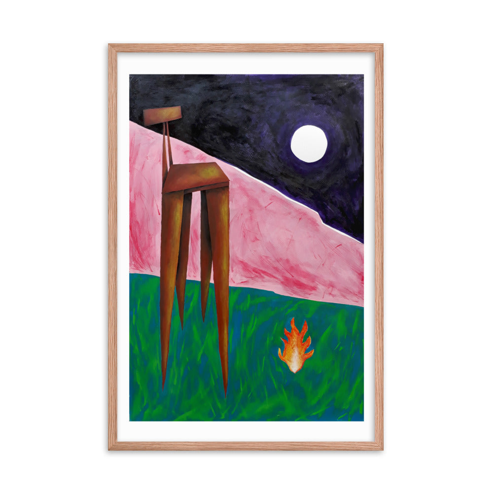 The picnic Framed poster