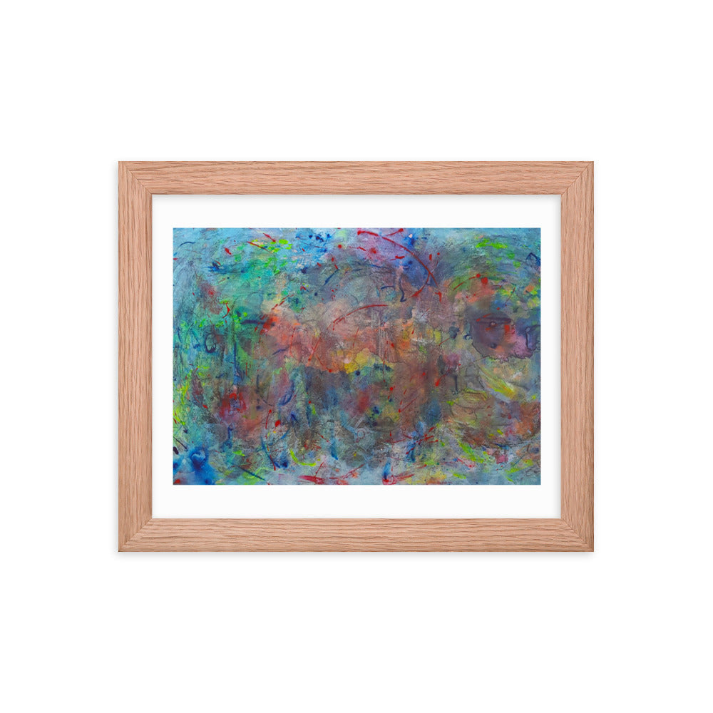 Color contact Framed poster